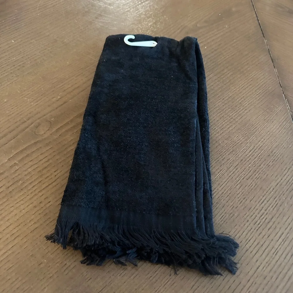 Home For The Holidays Halloween Hand Towel Black Dancing Skeleton Fringe Target